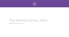 Desktop Screenshot of paintingpotterycafe.co.uk