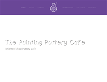 Tablet Screenshot of paintingpotterycafe.co.uk